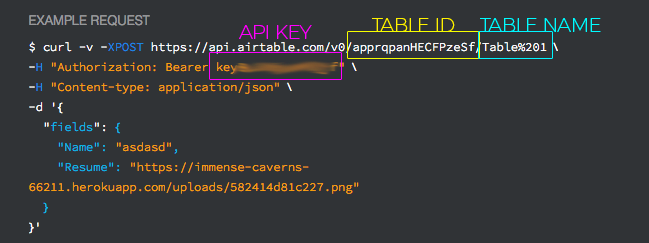 airtable api return without id or date